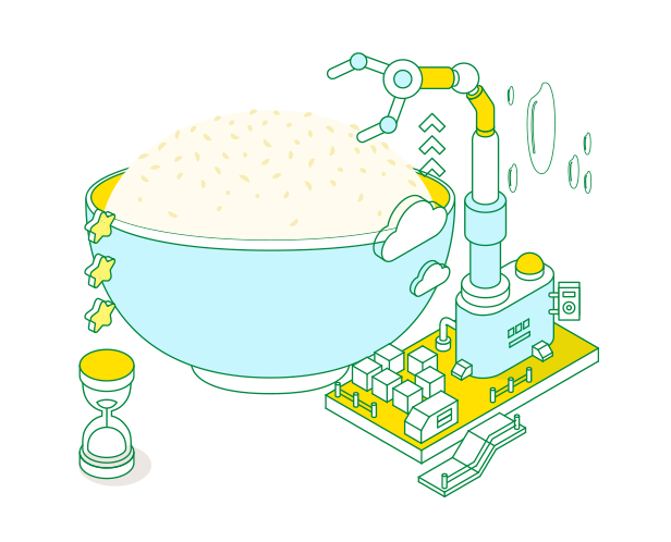 全自动化米饭生产线​